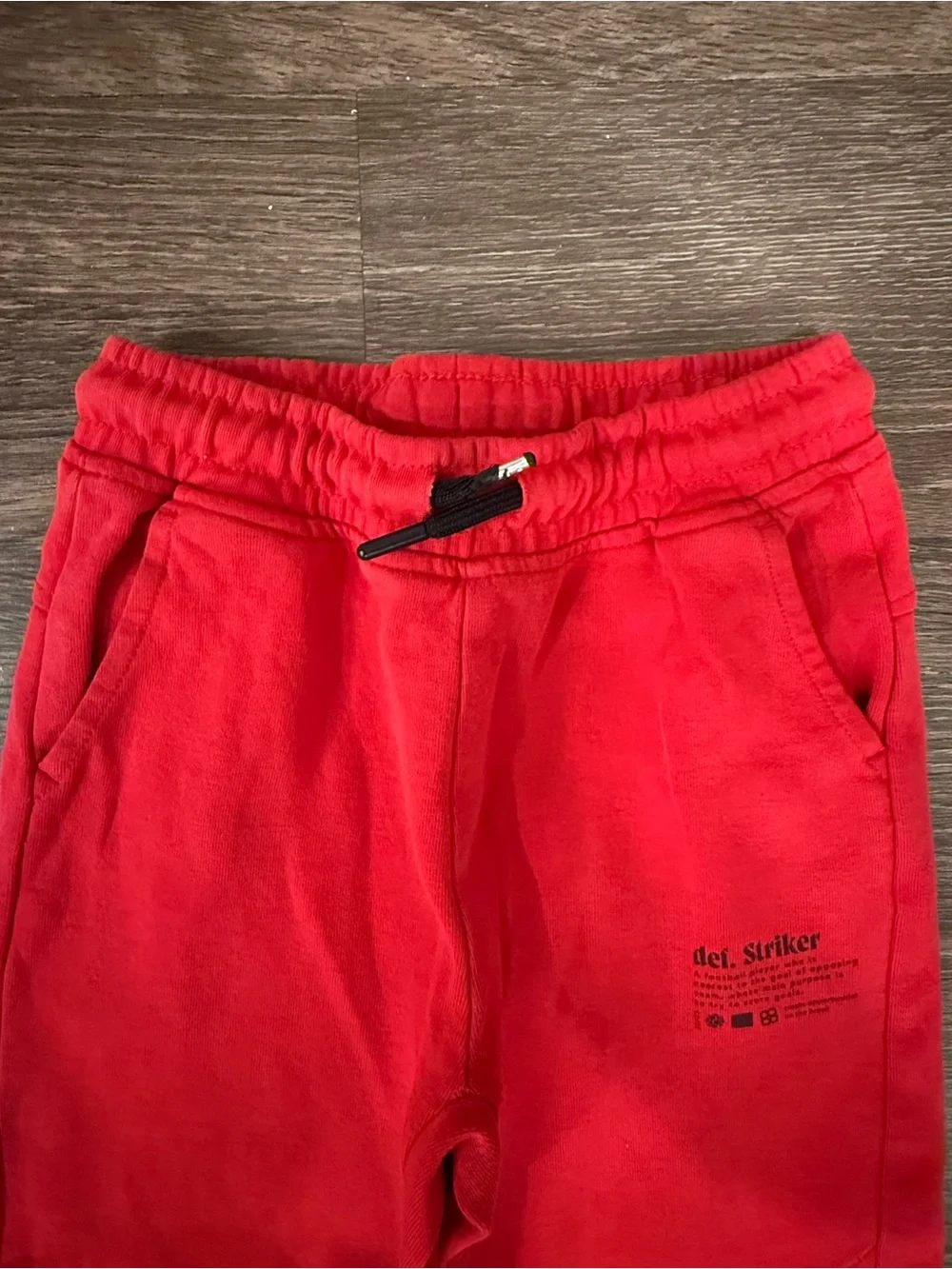 Zara Kids Red Jogger Sweatpants
